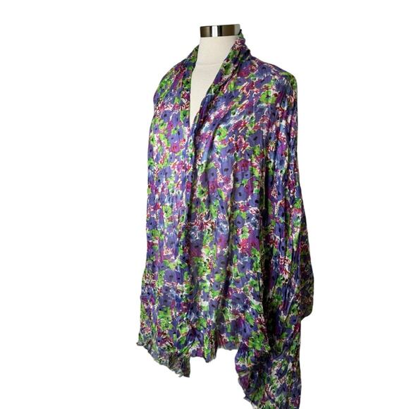 Bindya‎ New York Floral Scarf Boho Shawl Wrap Women’s One Size New NWT - Picture 5 of 10